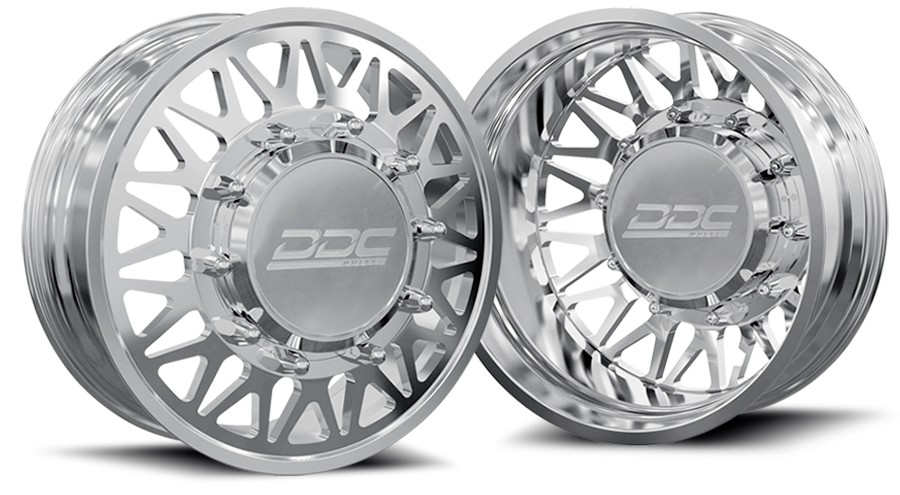 Dually Wheels The Mesh Forged 22x8.25 8x165 Polished 94-18 Dodge Ram 3500 92-10 Silverado/Sierra 3500 87-97 Ford F-350 DDC Wheels
