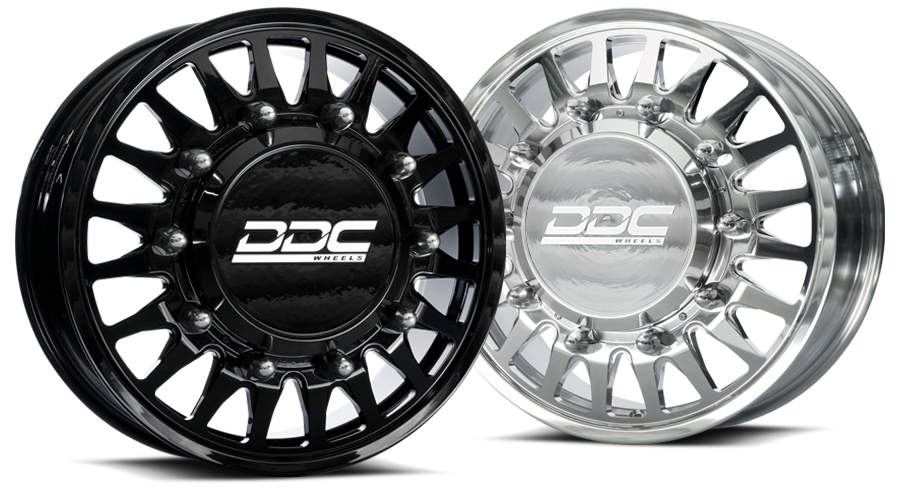 Dually Wheels The Spoke Forged 22x8.25 8x200 Gloss Black 05-25 Ford F-350 11-14 Ford F-450 19-25 Dodge Ram 3500 DDC Wheels