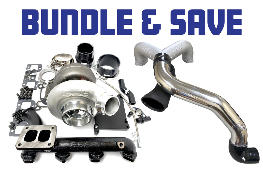 SPE Motorsport 2020+ 6.7L Powerstroke Emperor Turbo & Intake Piping Kit Ultimate Turbo System Bundle