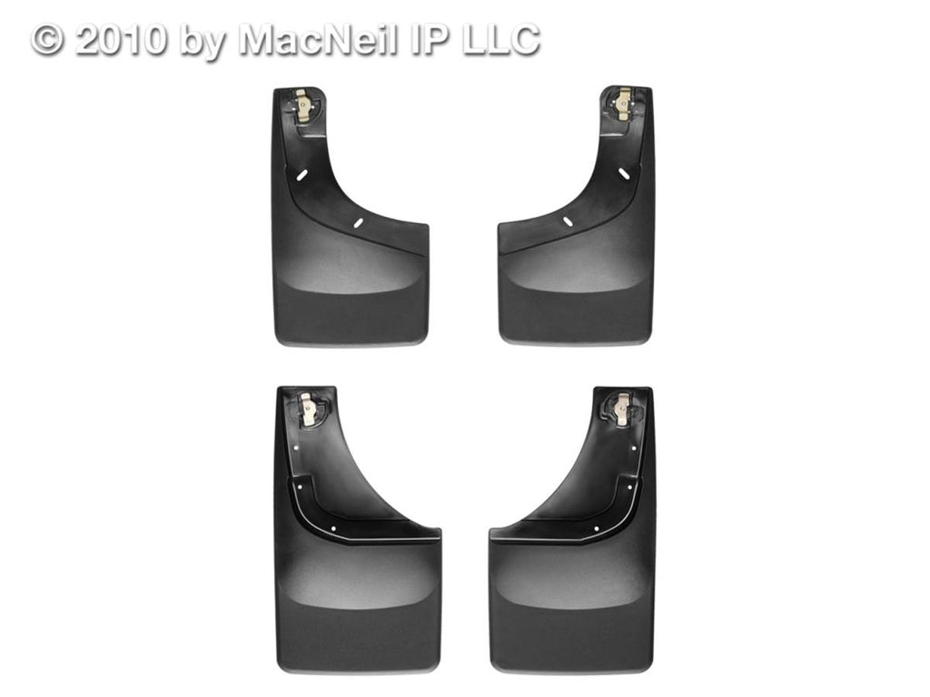 Weathertech MudFlap No-Drill DigitalFit® MudFlap Kit Black - 110002-120002
