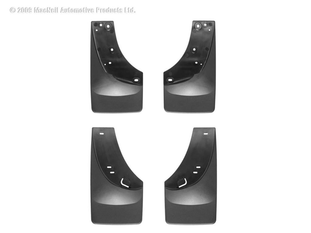 Weathertech MudFlap No-Drill DigitalFit® MudFlap Kit Black - 110005-120005