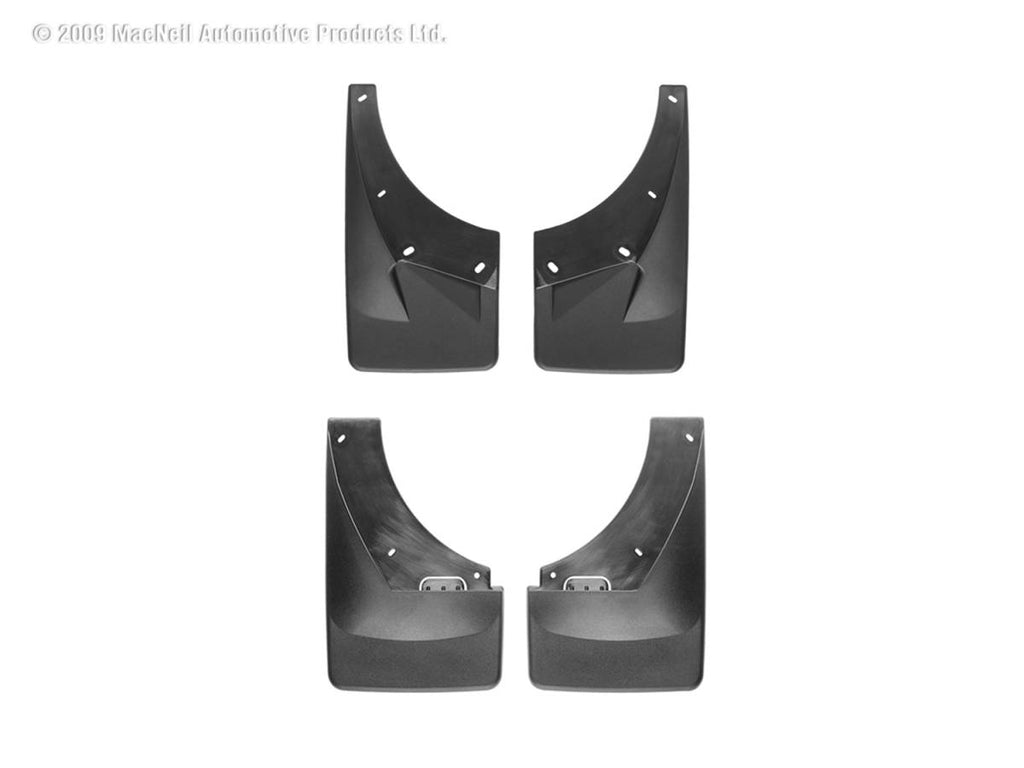 Weathertech MudFlap No-Drill DigitalFit® MudFlap Kit Black - 110008-120004