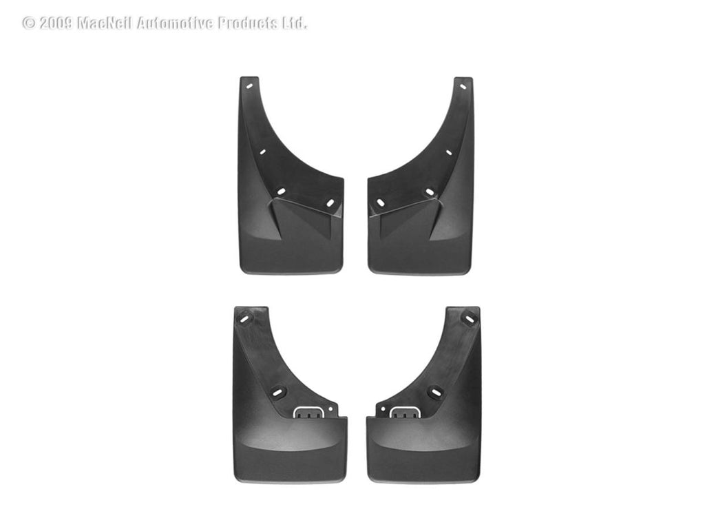 Weathertech MudFlap No-Drill DigitalFit® MudFlap Kit Black - 110008-120012