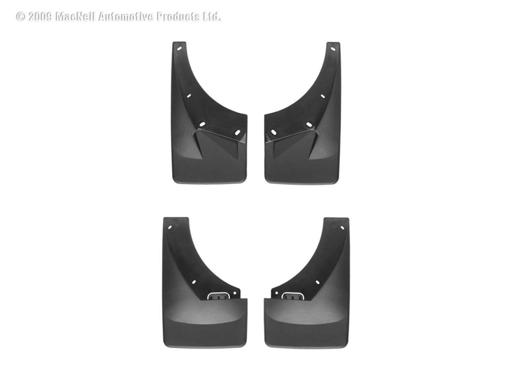 Weathertech MudFlap No-Drill DigitalFit������ MudFlap Kit Black - 110008-120015
