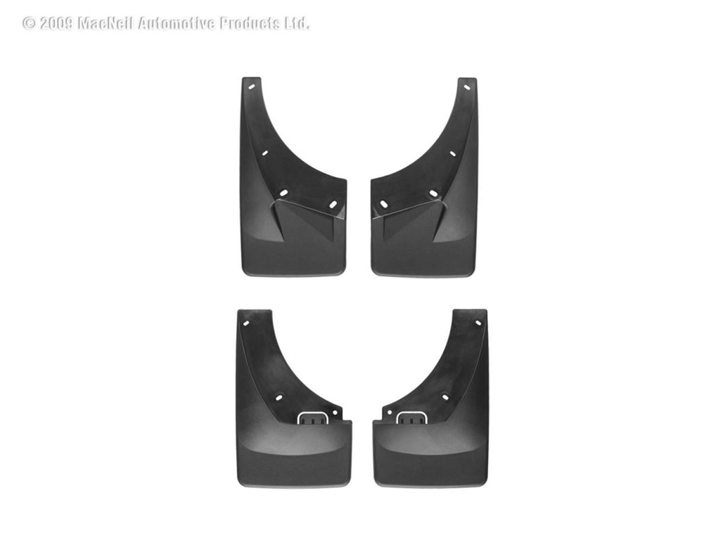 Weathertech MudFlap No-Drill DigitalFit® MudFlap Kit Black - 110008-120016