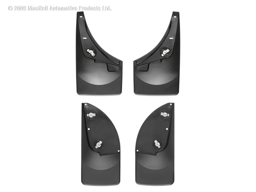 Weathertech MudFlap No-Drill DigitalFit������ MudFlap Kit Black - 110009-120001