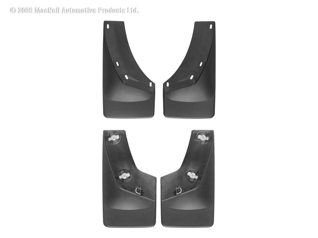 Weathertech MudFlap No-Drill DigitalFit������ MudFlap Kit Black - 110010-120010