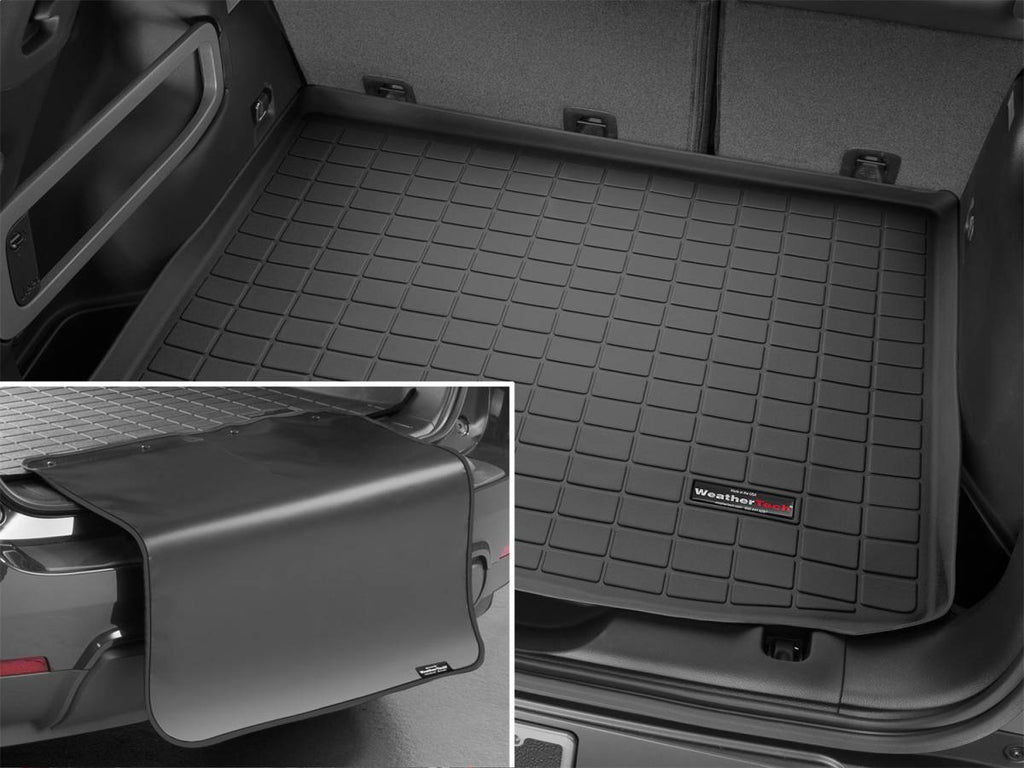 Weathertech Cargo Liner w/Bumper Protector Black Behind 2nd Row Seating - 40656SK