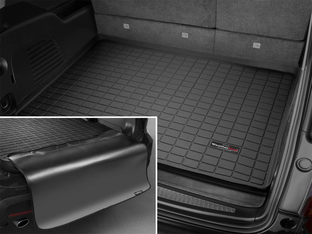 Weathertech Cargo Liner w/Bumper Protector Black Behind 3rd Row Seating - 40678SK