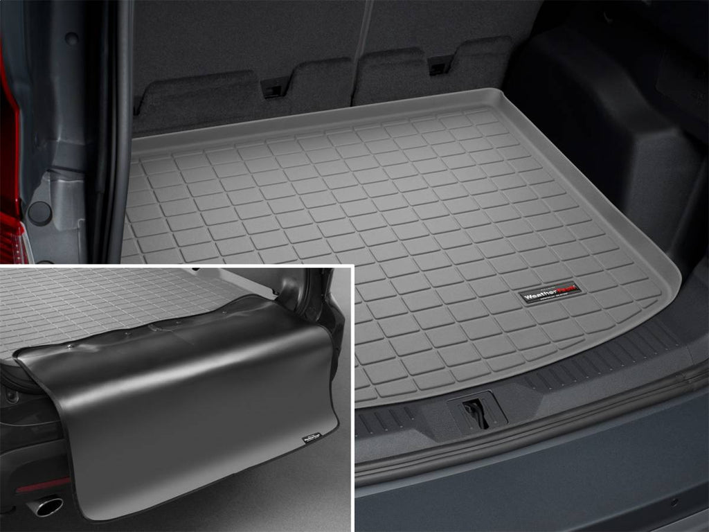 Weathertech Cargo Liner w/Bumper Protector Gray Behind 2nd Row Seating - 42570SK