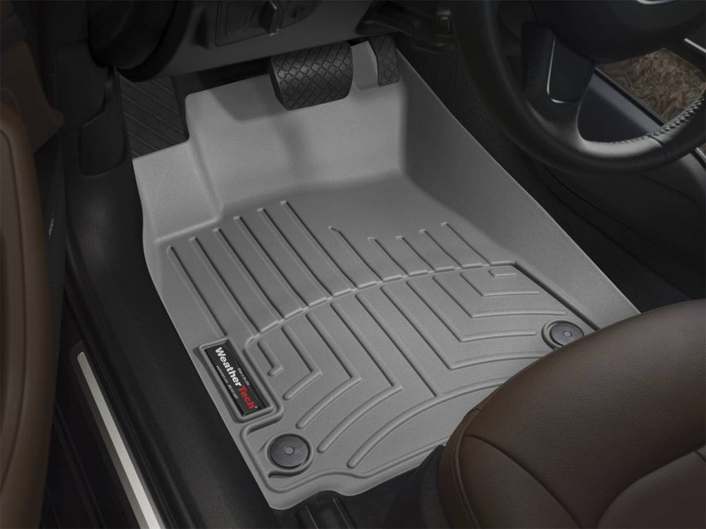 Weathertech FloorLiner™ DigitalFit® Gray Front Over The Hump - 462931