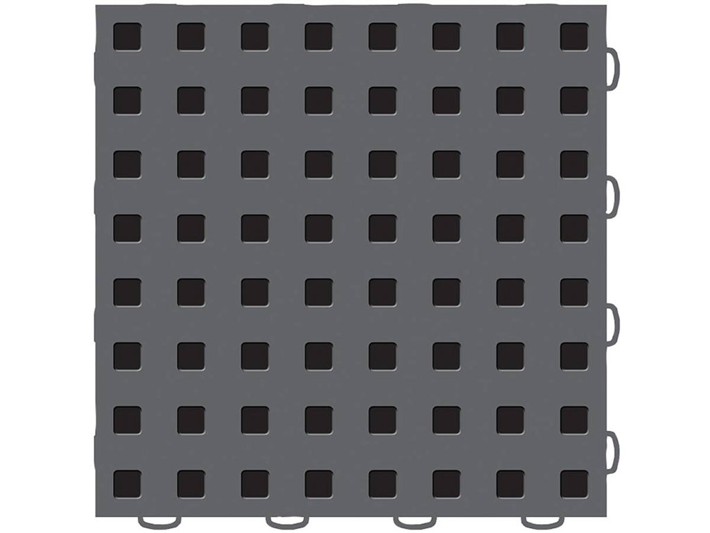Weathertech WeatherTech® TechFloor™ 3 in. x 12 in. Right Loop Dark Gray/Black 10 Pcs. Set - 51T312RL DG-BK