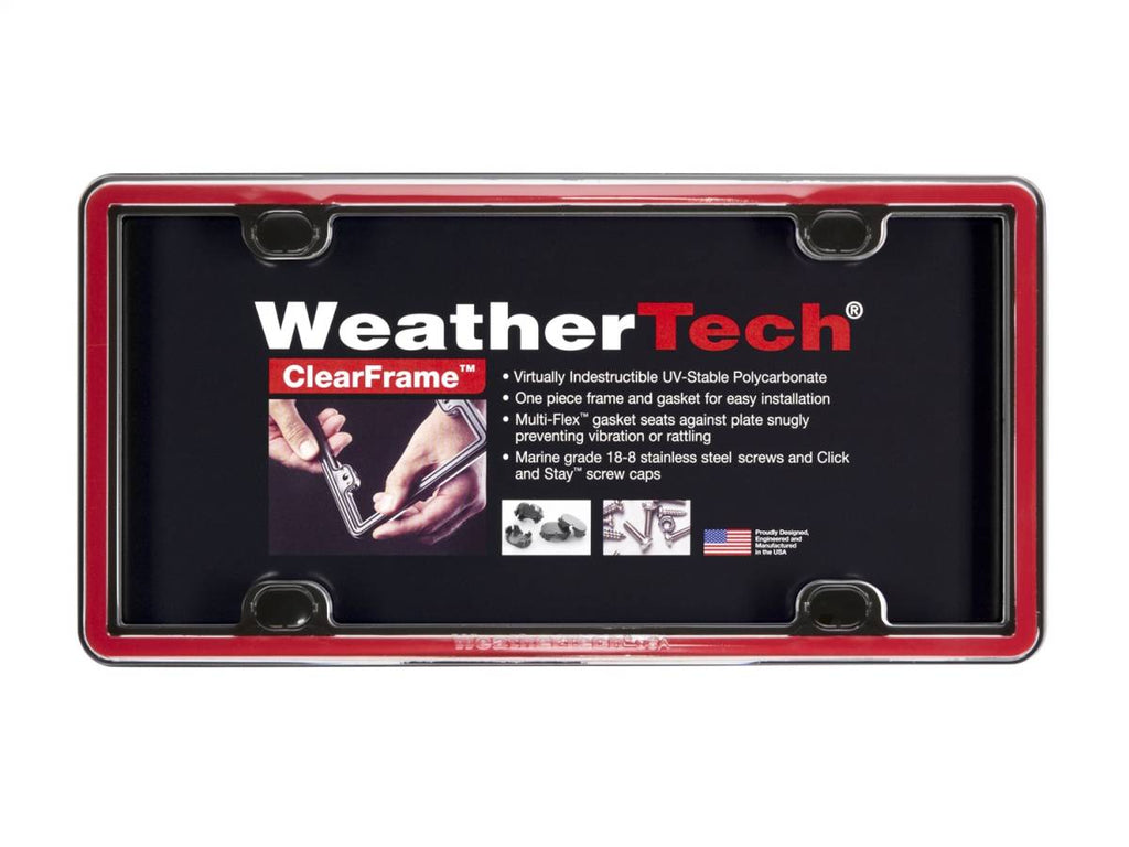 Weathertech ClearFrame��������� Red Plastic - 63022
