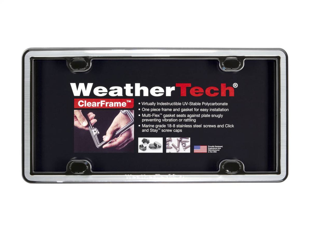 Weathertech ClearFrame��������� Brushed Stainless - 63027