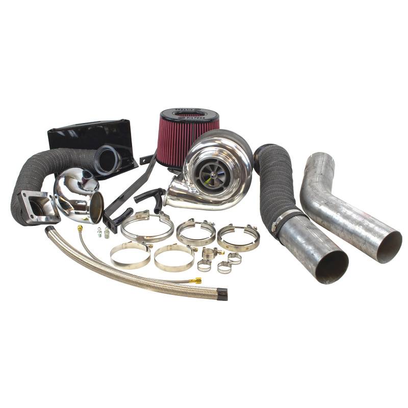 Industrial Injection Dodge 2nd Gen Compound Phatshaft Add-A-Turbo Kit for 94-02 5.9L Cummins - 229401