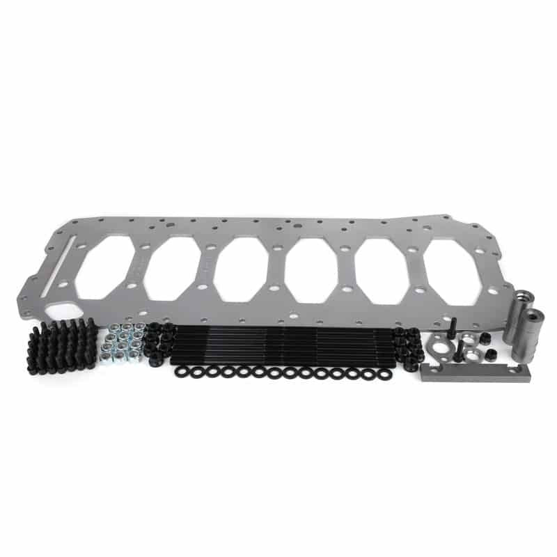 Industrial Injection Dodge Common Rail Gorilla Girdle For 89-02 Cummins 14mm With ARP XL Main Studs - PDM-06024