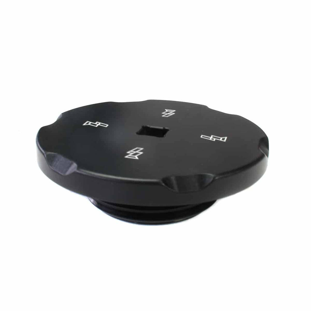 Industrial Injection Dodge Front CP3 Access Cover For Cummins Billet Black Anodized - 24FC05