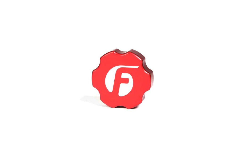 Fleece Performance Cummins Billet Oil Cap Cover Red - FPE-OC-CR-F-RED