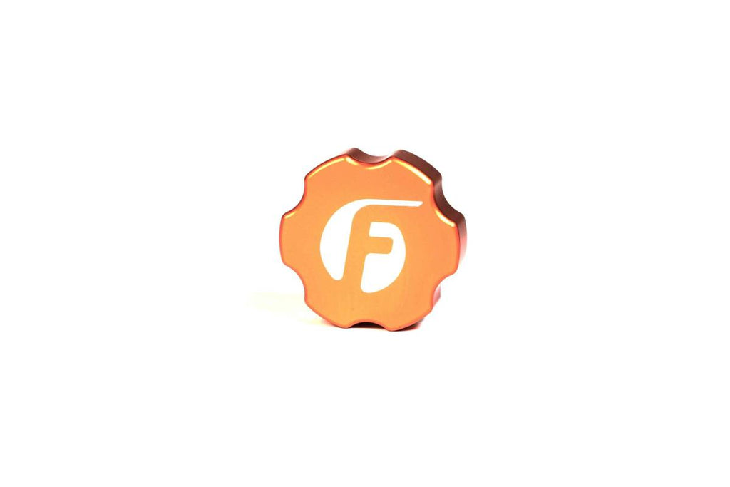 Fleece Performance Cummins Billet Oil Cap Cover Orange - FPE-OC-CR-F-ORG