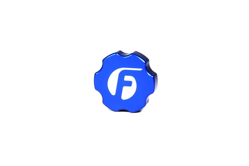 Fleece Performance Cummins Billet Oil Cap Cover Blue - FPE-OC-CR-F-BLU