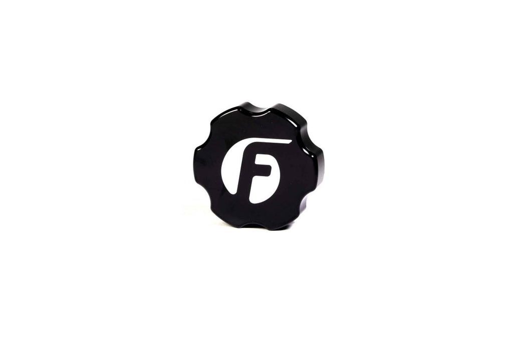 Fleece Performance Cummins Billet Oil Cap Cover Black - FPE-OC-CR-F
