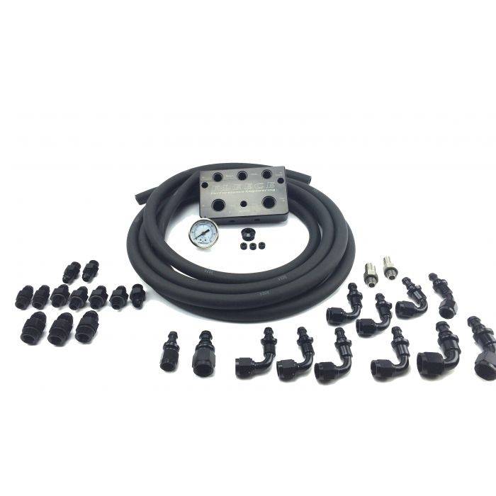 Fleece Performance 2007.5-2018 Cummins Regulated Return Fuel Distribution Block - FPE-CRR-20-0806