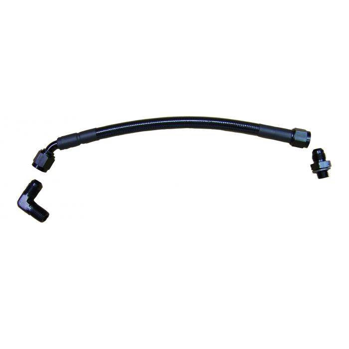 Fleece Performance Turbocharger Oil Feed Line for S300 and S400 Turbos in the 2nd Gen Location on Cummins Engines - FPE-CRTFL-S3S4