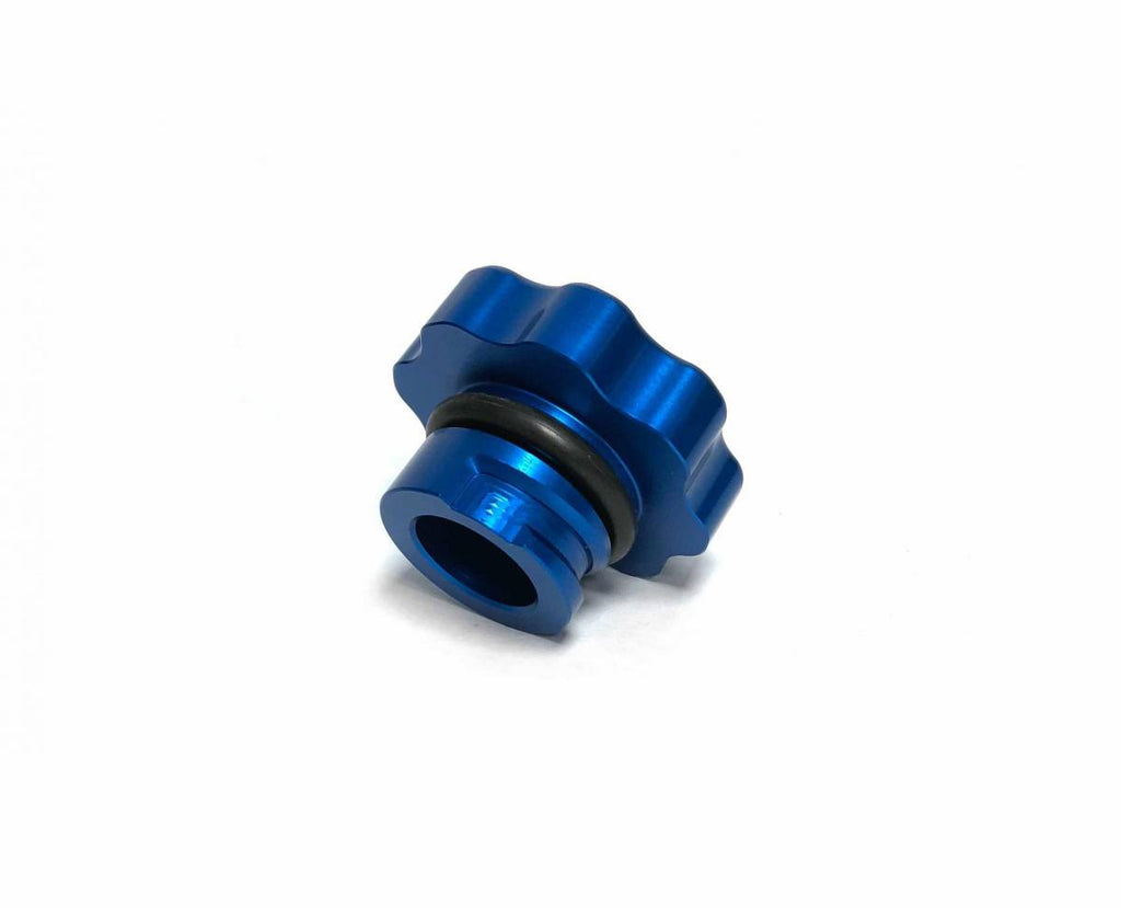 Fleece Performance 2001-2016 Duramax Oil Cap Blue - FPE-DMAX-OC-BLU