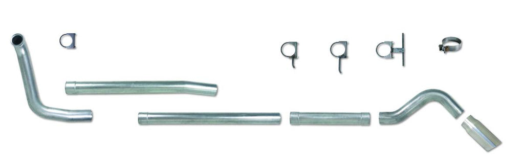 Turbo Back Exhaust System For 00-03 .5 Ford F-250/F-350 7.3 Liter Muffler Replacement Pipe Single Turn Down Aluminized