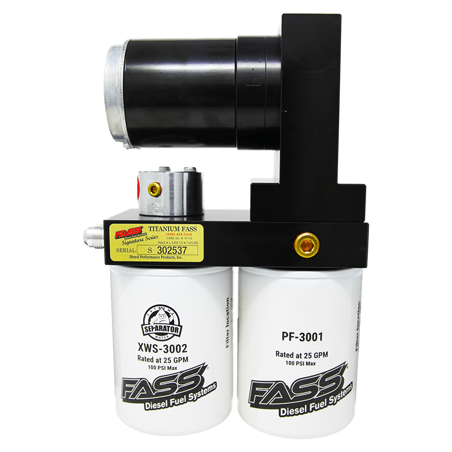Titanium Signature Series Diesel Fuel System 140GPH (70-75 PSI) GM Duramax 6.6L 2020-2022 Stock-900hp FASS