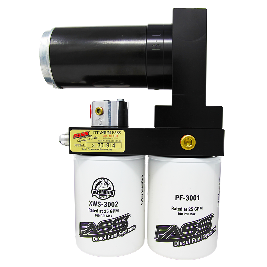 FASS Titanium Signature Series Diesel Fuel System 250F 240GPH at 45PSI Dodge Cummins 5.9L 1994-1998