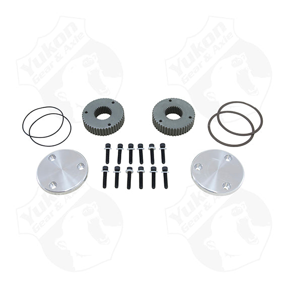 Yukon Hardcore Drive Flange Kit For Dana 60 30 Spline Outer Stubs Non-Engraved Caps Yukon Gear & Axle