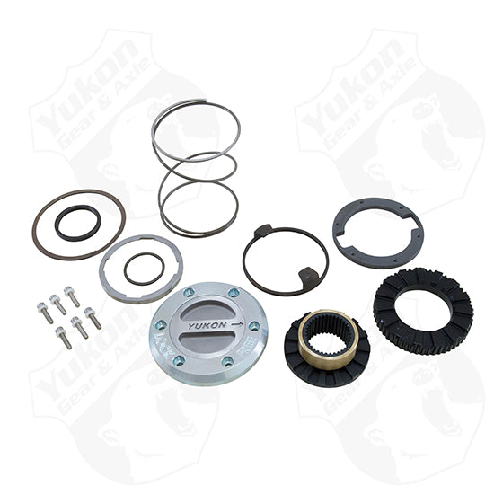 Yukon Hardcore Locking Hub Set For 94-99 Dodge Dana 60 With Spin Free Kit 1 Side Only Yukon Gear & Axle