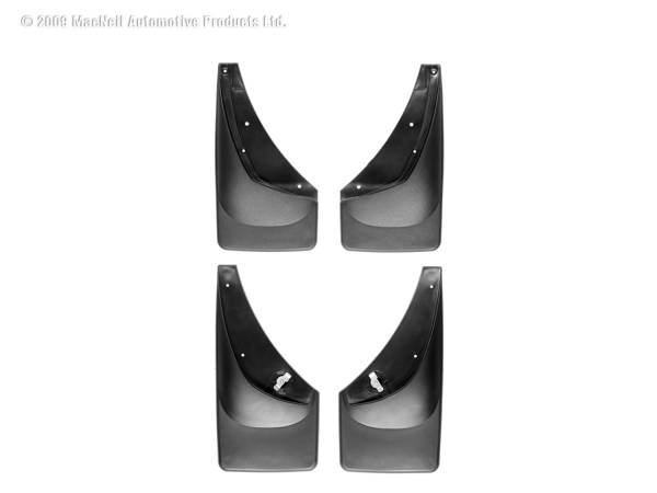 WeatherTech - Weathertech MudFlap No-Drill DigitalFit® MudFlap Kit Black - 110006-120006