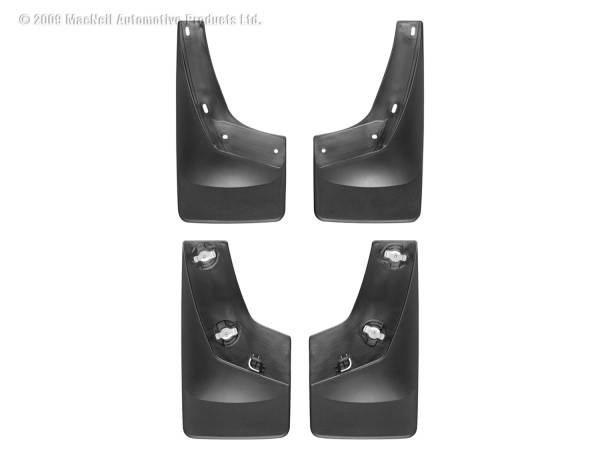 WeatherTech - Weathertech MudFlap No-Drill DigitalFit® MudFlap Kit Black - 110011-120011