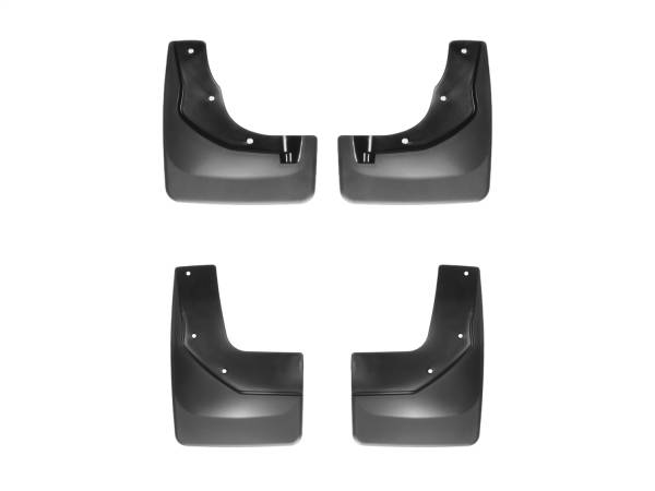 WeatherTech - Weathertech MudFlap No-Drill DigitalFit® MudFlap Kit Black - 110040-120040