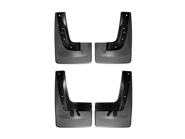 WeatherTech - Weathertech MudFlap No-Drill DigitalFit® MudFlap Kit Black - 110043-120043