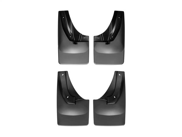 WeatherTech - Weathertech MudFlap No-Drill DigitalFit® MudFlap Kit Black - 110045-120024