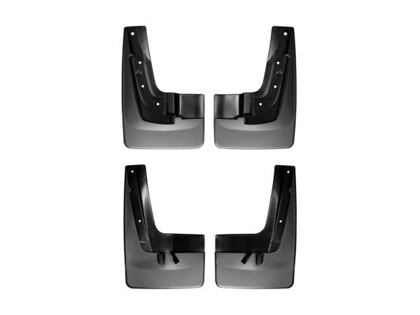 WeatherTech - Weathertech MudFlap No-Drill DigitalFit® MudFlap Kit Black - 110046-120043