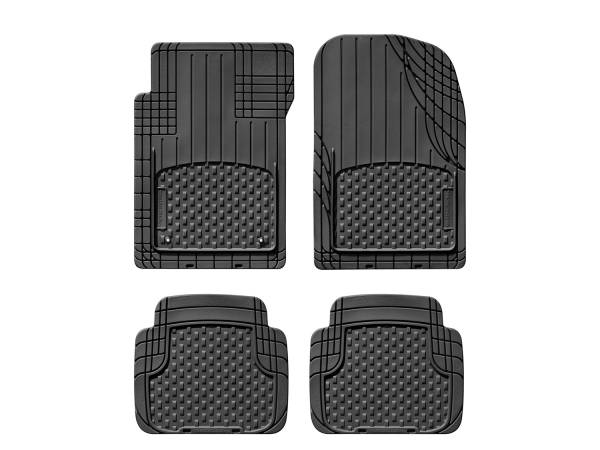 WeatherTech - Weathertech Universal All Vehicle Mat Black Front And Rear 2nd Row 1 pc. Over The Hump - 11AVMOTHSB