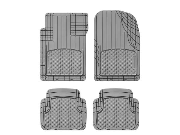 WeatherTech - Weathertech Universal All Vehicle Mat Gray Front and Rear 2nd Row 1 pc. Over The Hump - 11AVMOTHSG