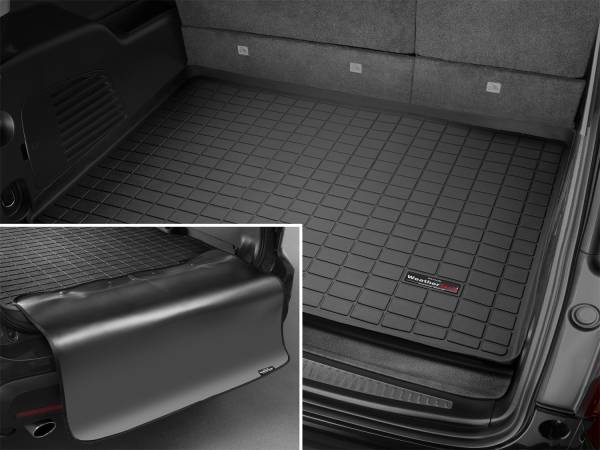 WeatherTech - Weathertech Cargo Liner w/Bumper Protector Black Behind 3rd Row Seating - 40678SK