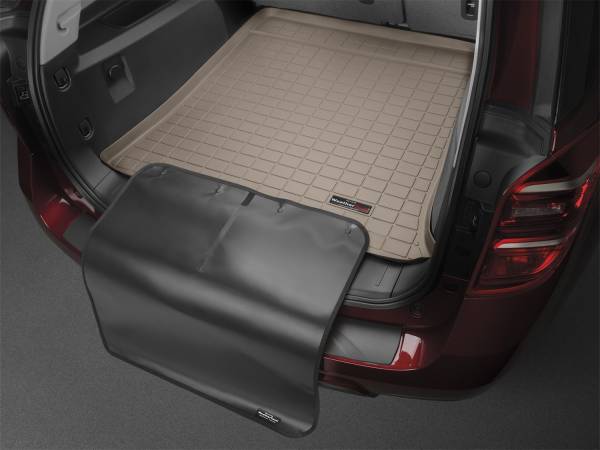 WeatherTech - Weathertech Cargo Liner w/Bumper Protector Tan Behind 3rd Row Seating - 411384SK