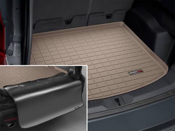 WeatherTech - Weathertech Cargo Liner w/Bumper Protector Tan Behind 2nd Row Seating - 41570SK