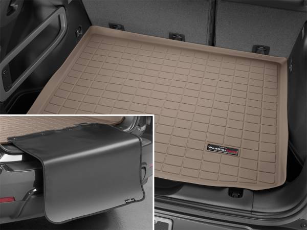 WeatherTech - Weathertech Cargo Liner w/Bumper Protector Tan Behind 2nd Row Seating - 41656SK