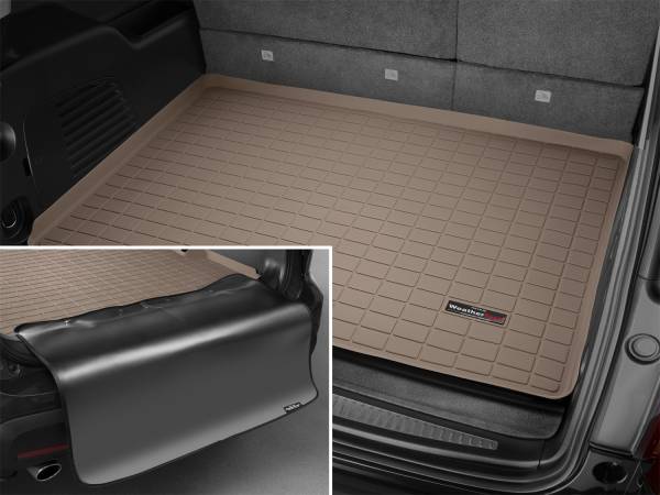 WeatherTech - Weathertech Cargo Liner w/Bumper Protector Tan Behind 3rd Row Seating - 41678SK