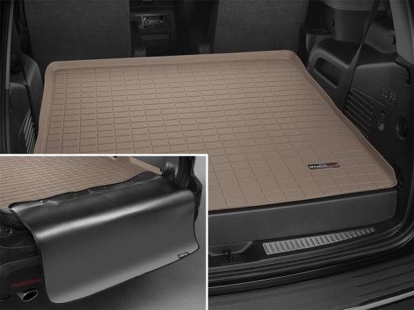 WeatherTech - Weathertech Cargo Liner w/Bumper Protector Tan Behind 2nd Row Seating - 41710SK
