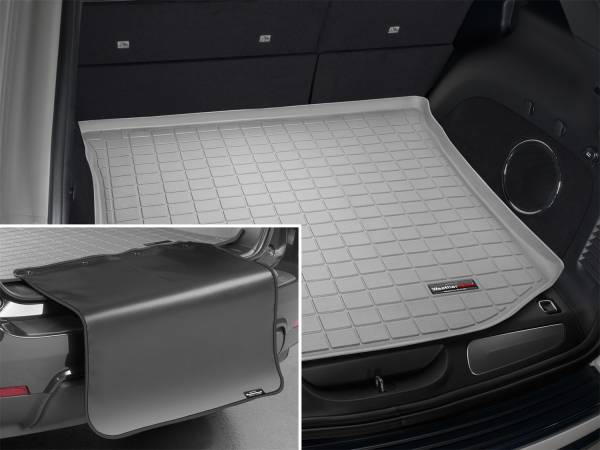 WeatherTech - Weathertech Cargo Liner w/Bumper Protector Gray Behind 2nd Row Seating - 42469SK