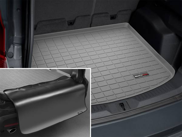 WeatherTech - Weathertech Cargo Liner w/Bumper Protector Gray Behind 2nd Row Seating - 42570SK