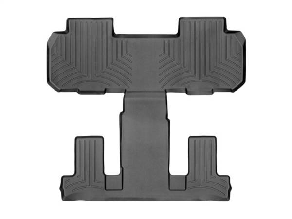 WeatherTech - Weathertech FloorLiner™ DigitalFit® Black Rear and Third Row 1 Piece - 4412282